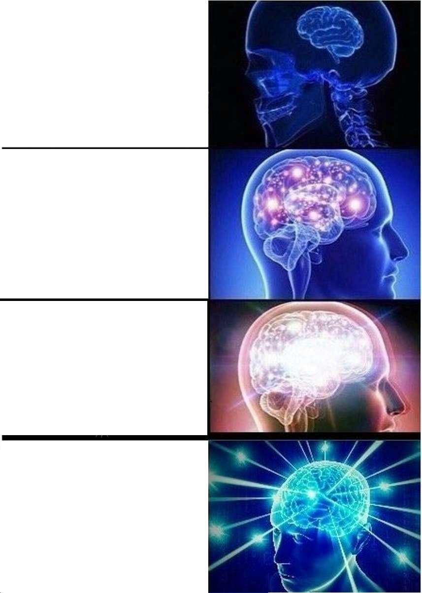 Expanding Brain meme about Bowlcut