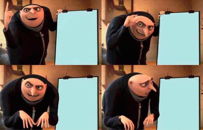 Gru's Plan meme about Bowlcut
